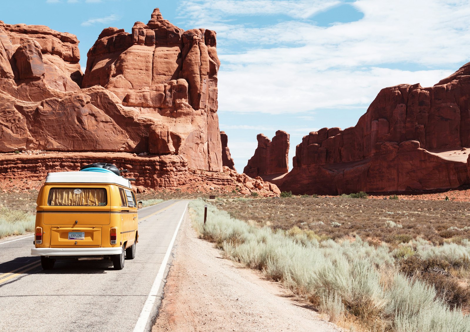 Scenic mountain road